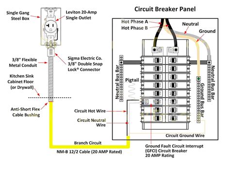 electrical circuit breaker wiring diagram